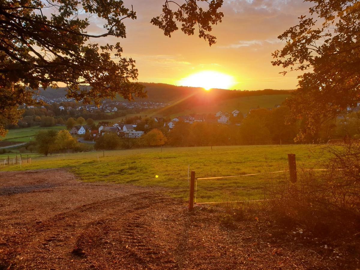 Andinas Ferienwohnung In Ruhiger Lage Direkt Am Wald Wilnsdorf Bagian luar foto
